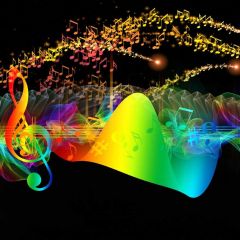 Colors Light Music Photography Scenery Backdrop Music Dance Theme Banner BCE-928