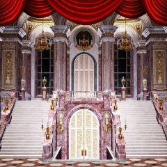 Indoor Stairs Photography Scenery Backdrop Indoor Theme Banner BCE-935