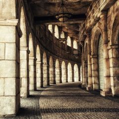 Arch Pillar Photography Scenery Backdrop Arches or Pillars Theme Banner BCE-941