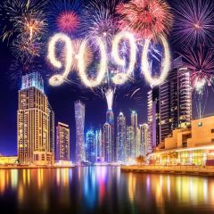 2020 New Year Firework Photography Scenery Backdrop Festival Celebration Theme Banner BCE-947