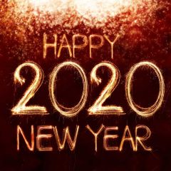 New Year Celebration 2020 Photography Scenery Backdrop Festival Celebration Theme Banner BCE-951