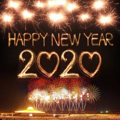 New Year 2020 Photography Scenery Backdrop Festival Celebration Theme Banner BCE-955