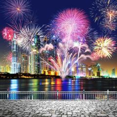 Happy New Year 2020 Photography Scenery Backdrop Festival Celebration Theme Banner BCE-958