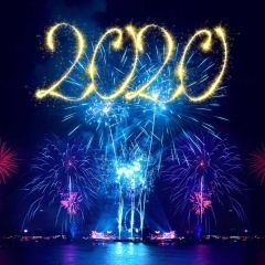 2020 Celebration Seawater Photography Scenery Backdrop Festival Celebration Theme Banner BCE-988