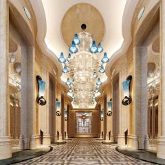 Crystal Light Floor Wall Photography Scenery Backdrop Indoor Theme Banner BCE-997