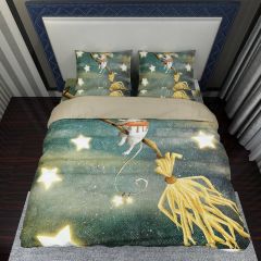 Mouse Night Sky Stars Bed Set BED-0003
