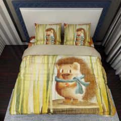 Hedgehog Mushroom Nature Bed Set BED-0007