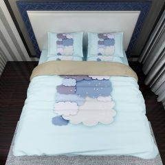 Clouds Sky Snowing Bed Set BED-0011
