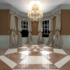 Curtain Floor Light Photography Scenery Backdrop Indoor Theme Banner BVU-011