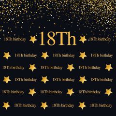 Birthday Shinning Spot Photography Scenery Backdrop Step and Repeat Banner Theme Banner BVU-049
