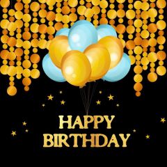 Birthday Balloon Photography Scenery Backdrop Birthday Party Theme Banner BVU-063