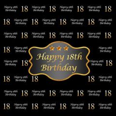 Birthday Photography Scenery Backdrop Step and Repeat Banner Theme Banner BVU-064