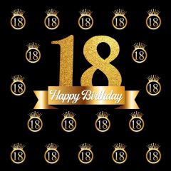 Birthday Ring Photography Scenery Backdrop Step and Repeat Banner Theme Banner BVU-065