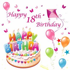 Birthday Cake Balloon Photography Scenery Backdrop Birthday Party Theme Banner BVU-069