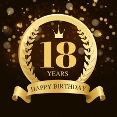 Birthday Glod Star Bubble Photography Scenery Backdrop Birthday Party Theme Banner BVU-071