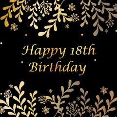 Birthday Plant Photography Scenery Backdrop Birthday Party Theme Banner BVU-073