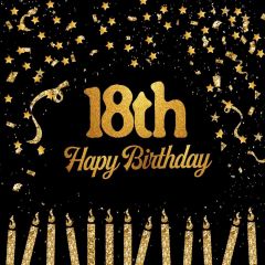 Birthday Candle Star Photography Scenery Backdrop Birthday Party Theme Banner BVU-074