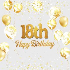 Birthday Balloon Photography Scenery Backdrop Birthday Party Theme Banner BVU-107