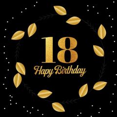 Leaves Black Photography Scenery Backdrop Birthday Party Theme Banner BVU-111