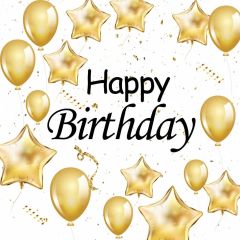 Birthday Balloon Star Photography Scenery Backdrop Birthday Party Theme Banner BVU-116