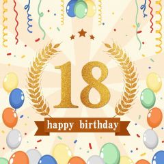 Balloon Star Birthday Photography Scenery Backdrop Birthday Party Theme Banner BVU-117