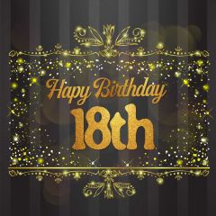 Shinning Flower Birthday Photography Scenery Backdrop Birthday Party Theme Banner BVU-118