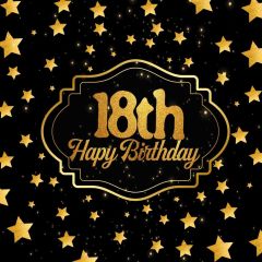 Birthday Star Photography Scenery Backdrop Birthday Party Theme Banner BVU-170