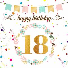 Birthday Flower Star Photography Scenery Backdrop Birthday Party Theme Banner BVU-171