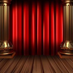Pillar Curtain Floor Photography Scenery Backdrop Stage Carpet Theme Banner BVU-215