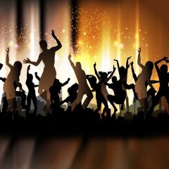 Dancer Light Floor Photography Scenery Backdrop Music Dance Theme Banner BVU-216