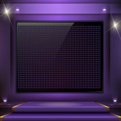 Light Stair Purple Photography Scenery Backdrop Stairs Theme Banner BVU-221