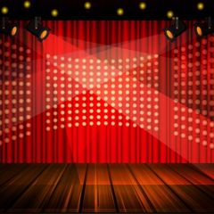 Floor Light Photography Scenery Backdrop Stage Carpet Theme Banner BVU-275