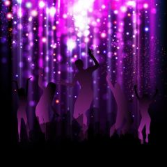 Light People Photography Scenery Backdrop Music Dance Theme Banner BVU-278