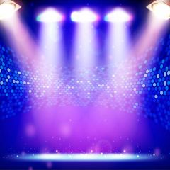 Purple Light Photography Scenery Backdrop Starlight Shine Theme Banner BVU-280