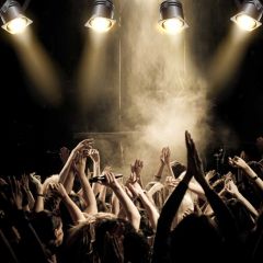 Light People Photography Scenery Backdrop Music Dance Theme Banner BVU-287