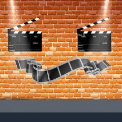 Brick Wall Fillm Board Photography Scenery Backdrop Wall Theme Banner BVU-350
