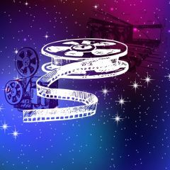 Film Star Photography Scenery Backdrop Music Dance Theme Banner BVU-354