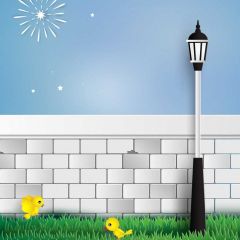 Bird Grass Photography Scenery Backdrop Wall Theme Banner BVU-382