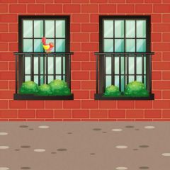 Bird Grass Photography Scenery Backdrop Wall Theme Banner BVU-383