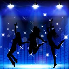 Light People Photography Scenery Backdrop Music Dance Theme Banner BVU-391