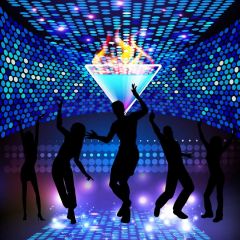 Light People Photography Scenery Backdrop Music Dance Theme Banner BVU-393