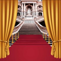 Stair Carpet Photography Scenery Backdrop Stairs Theme Banner BVU-419