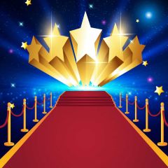 Pillar Carpet Photography Scenery Backdrop Stage Carpet Theme Banner BVU-421