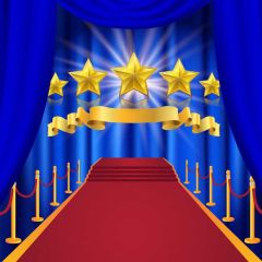 Carpet Pillar Photography Scenery Backdrop Stage Carpet Theme Banner BVU-431