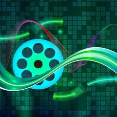 Purple Green Photography Scenery Backdrop Music Dance Theme Banner BVU-441