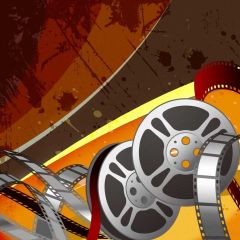 Movie Yellow Photography Scenery Backdrop Music Dance Theme Banner BVU-455