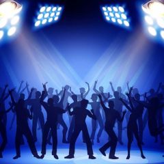 People Light Photography Scenery Backdrop Music Dance Theme Banner BVU-456