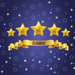 Purple Yellow Star Photography Scenery Backdrop Birthday Party Theme Banner BVU-463