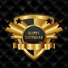 Birthday Black Photography Scenery Backdrop Birthday Party Theme Banner BVU-473