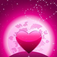 Red Heart Photography Scenery Backdrop Love Theme Banner BVU-488